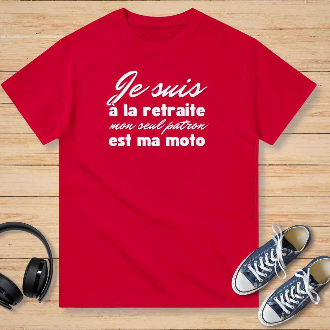 À La Retraite T-Shirt Rouge