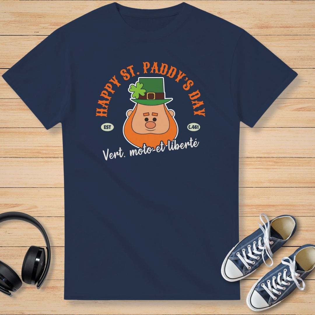 Saint-Patrick Moto T-Shirt Marine
