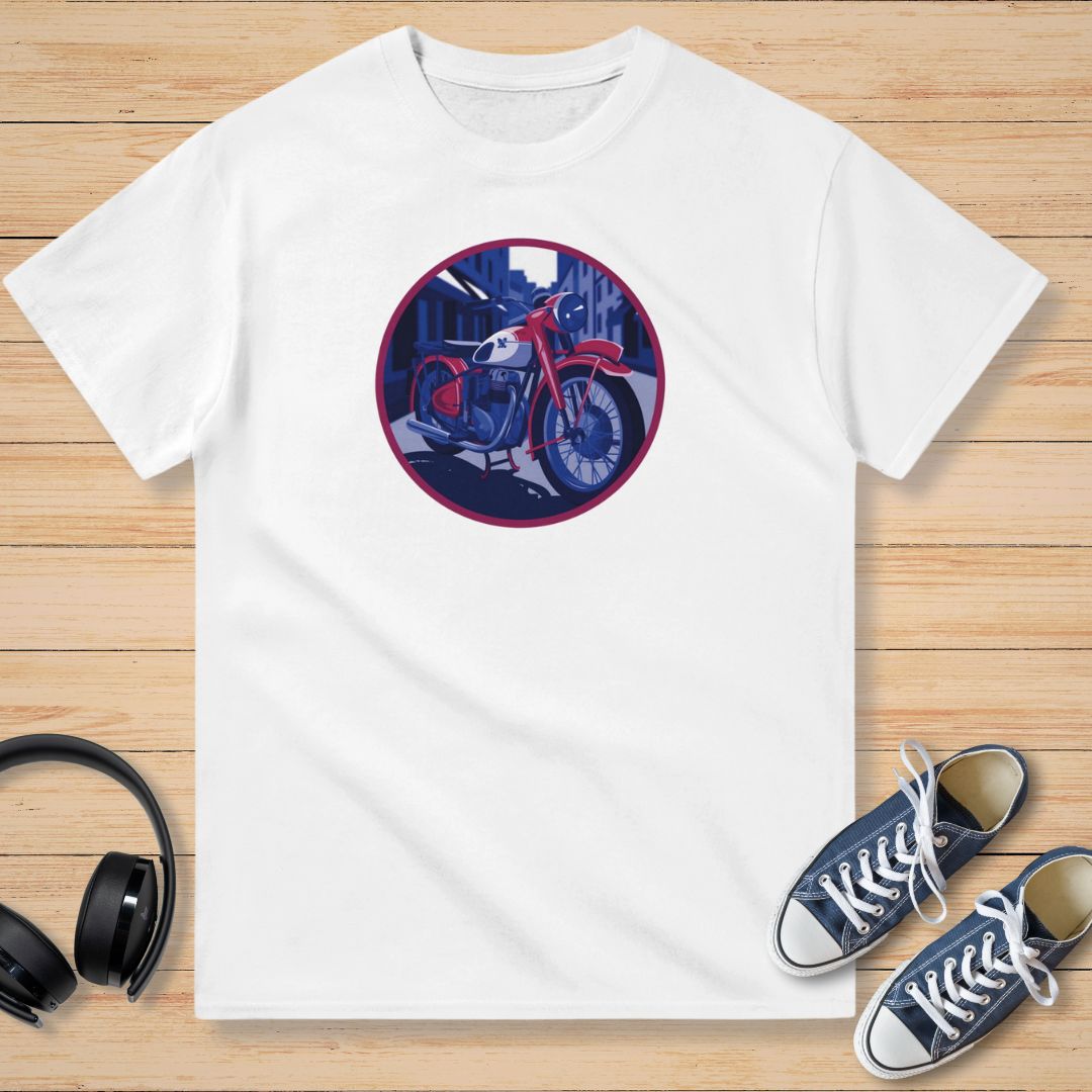 1930s Moto Cardinal T-Shirt White