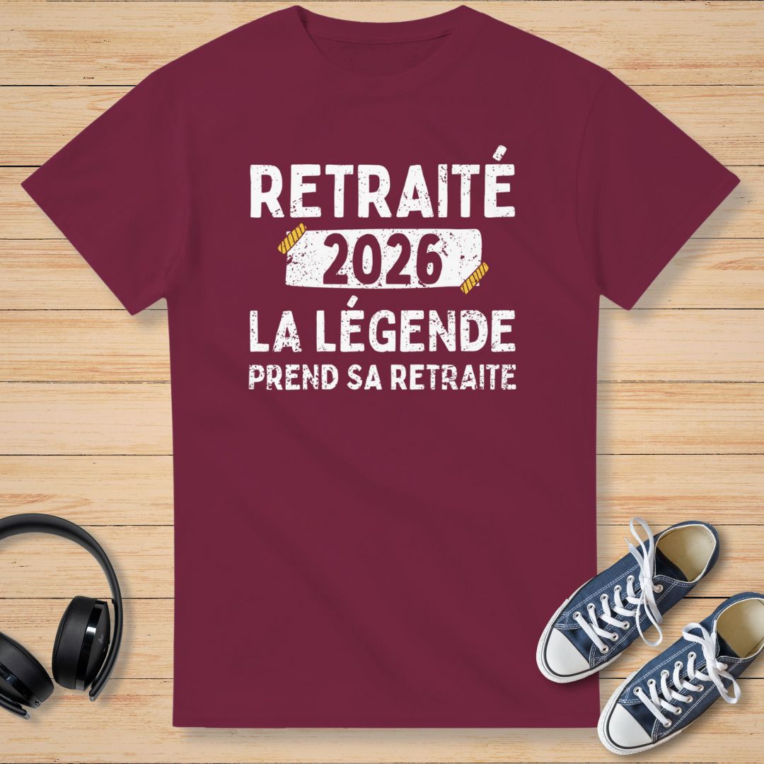 Retraité 2026 T-Shirt