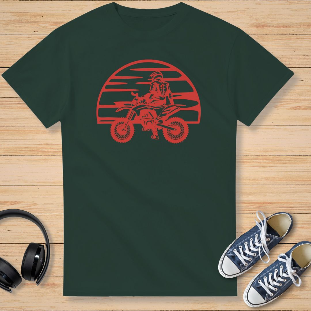 Coucher du Soleil T-Shirt Forest Green
