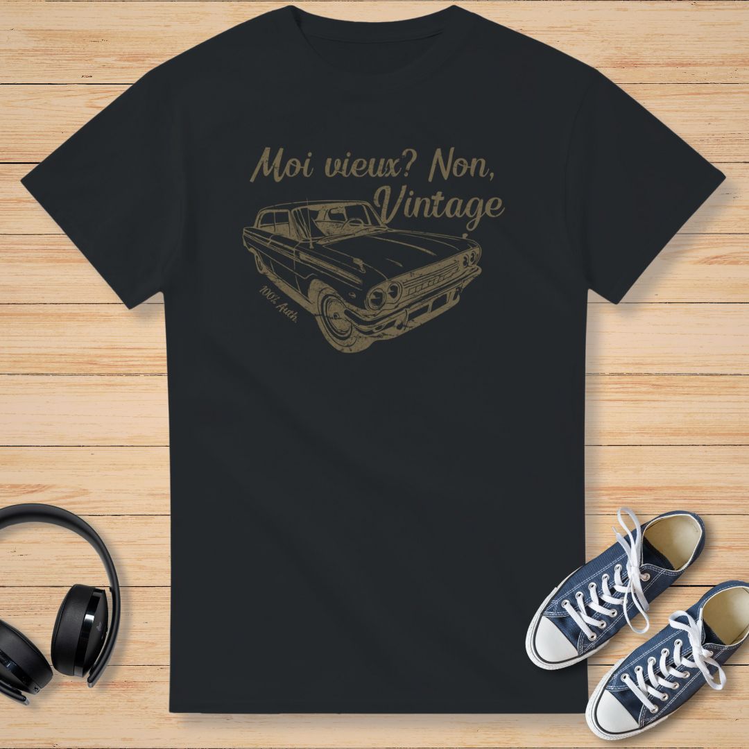Non, Vintage T-Shirt Noir