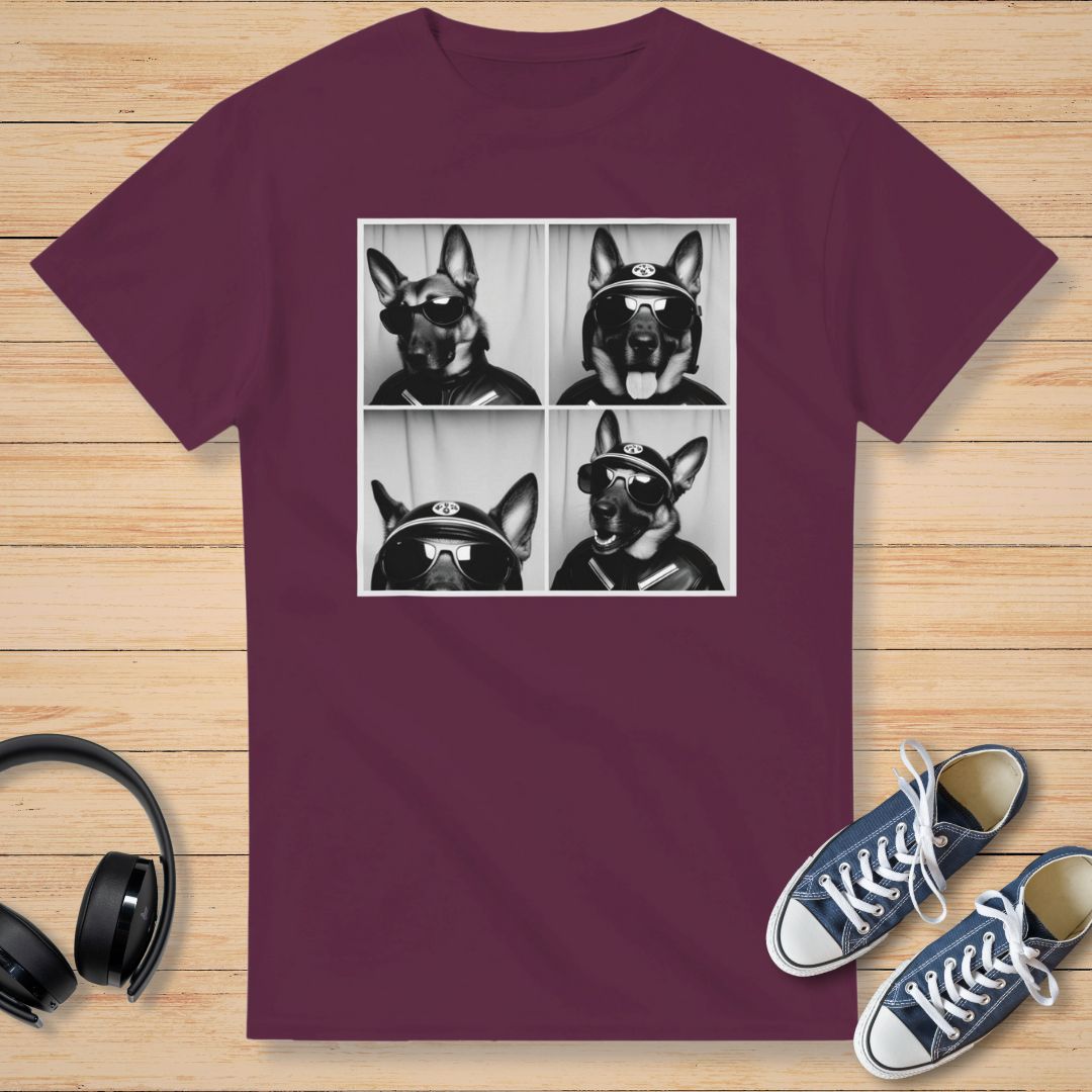 Cabine Photo T-Shirt Bordeaux