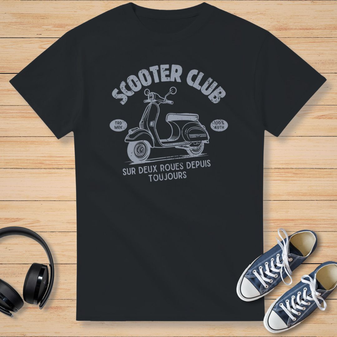 Scooter Club T-Shirt Noir