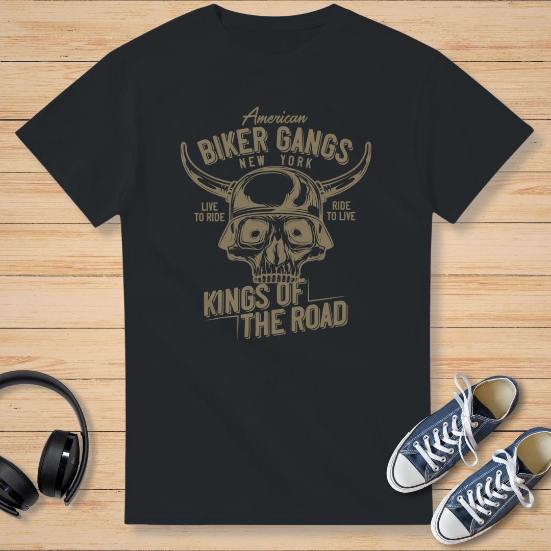 Biker Gangs T-Shirt Black