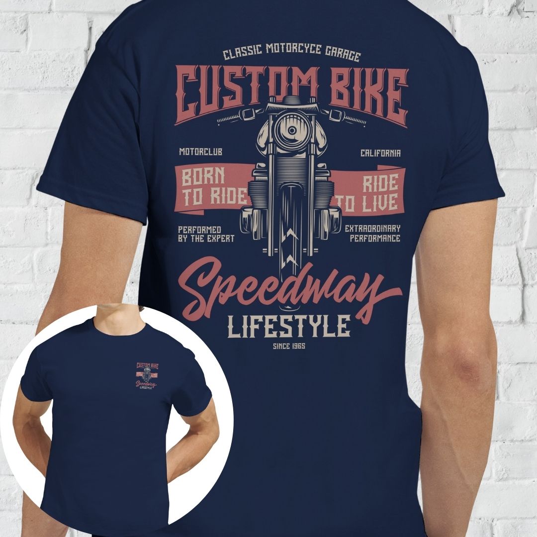 Speedway 65 T-Shirt Navy