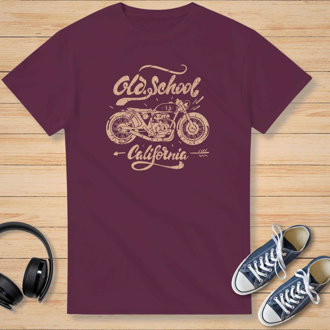 Old School 13 T-Shirt Maroon