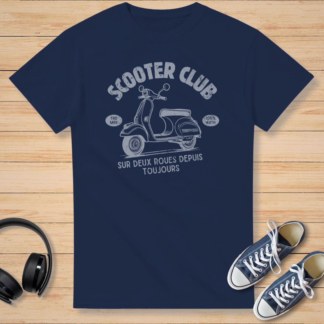 Scooter Club T-Shirt Marine