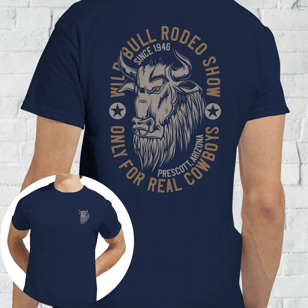 Wild Bull T-Shirt Navy