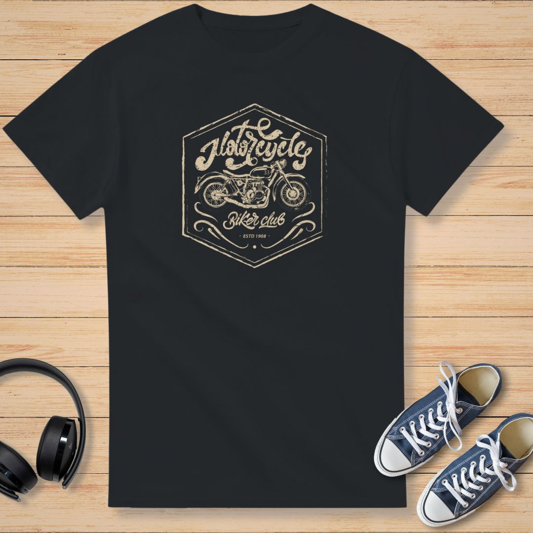 Biker Club 33 T-Shirt Black