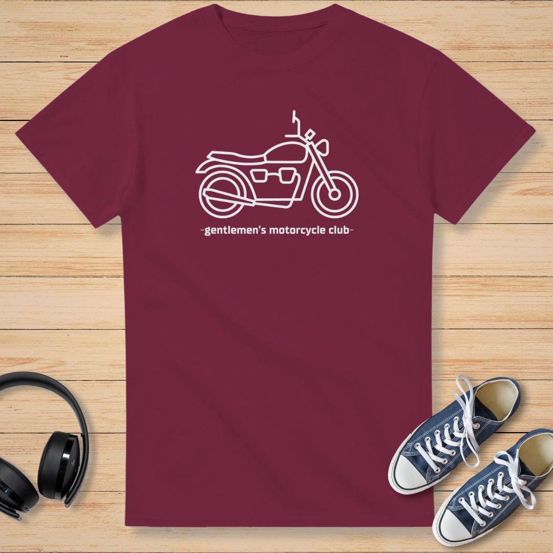 gentlemen's club t-shirt Maroon