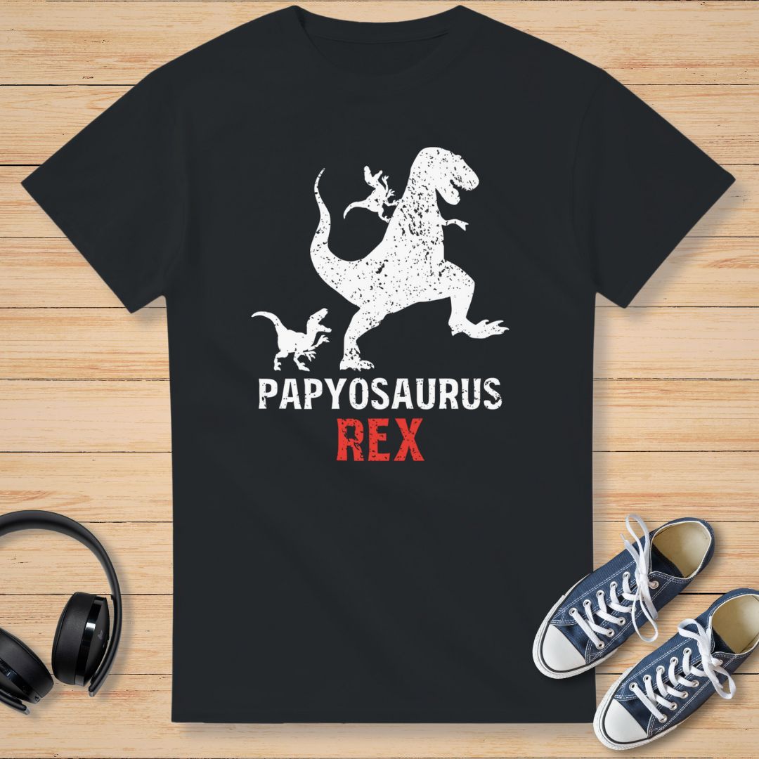 Papyosaurus T-Shirt Noir