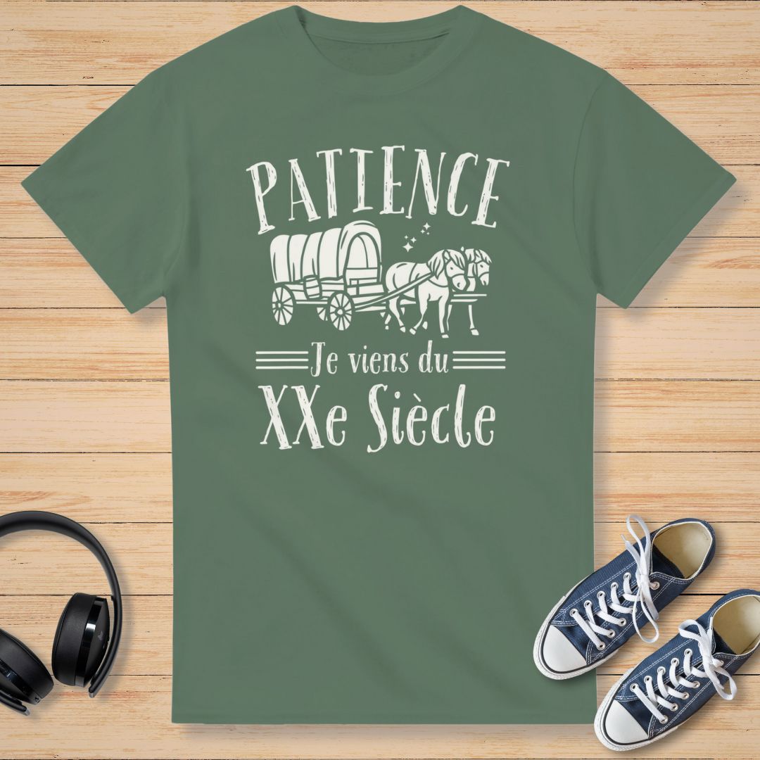 Patience T-Shirt Vert militaire