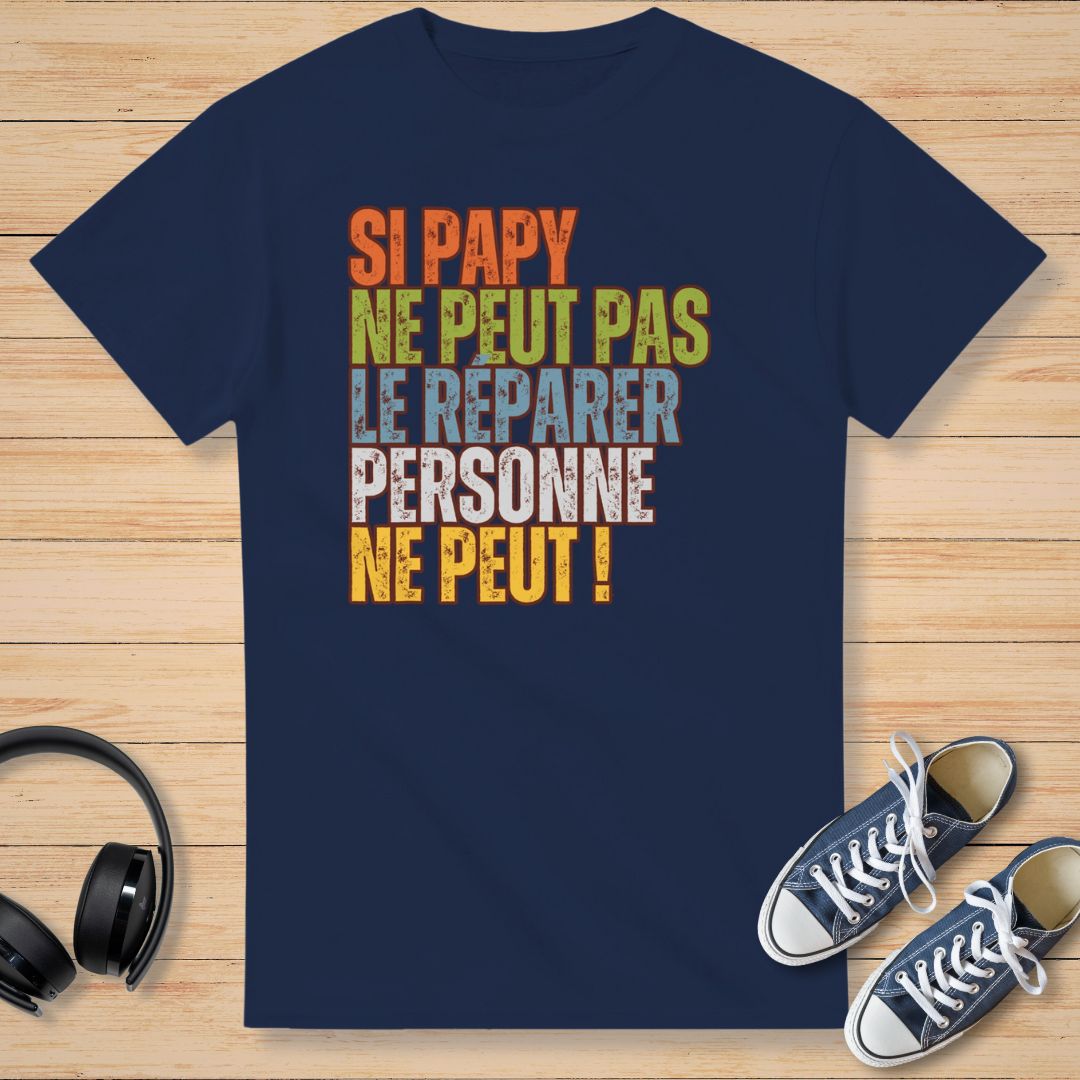 Si Papy T-Shirt Marine