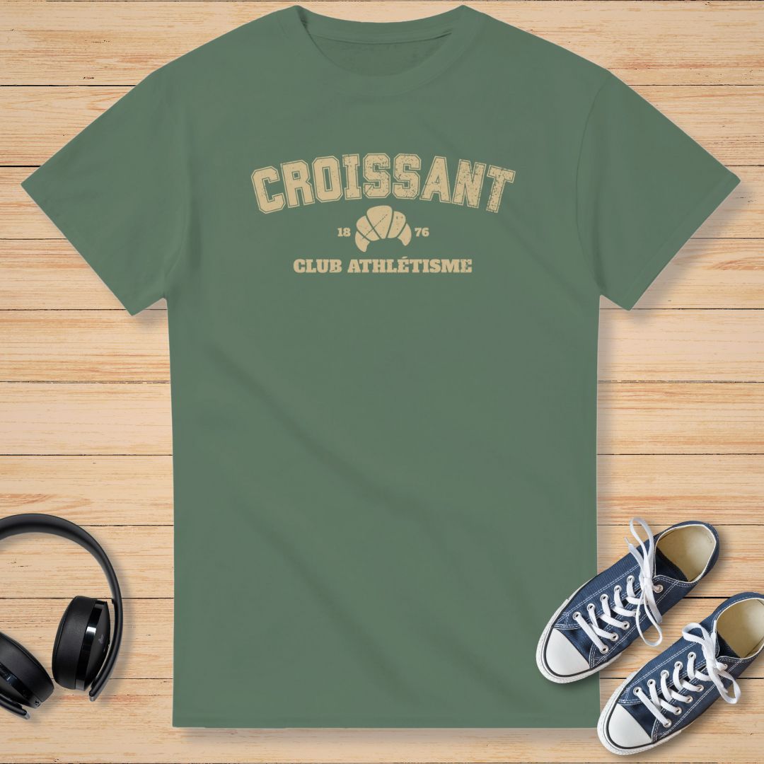 Croissant T-Shirt Vert militaire