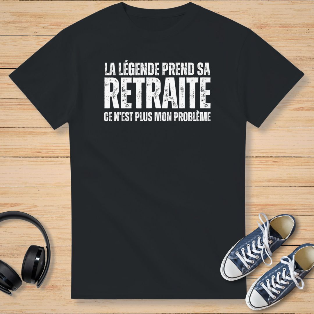 Sa Retraite T-Shirt Noir