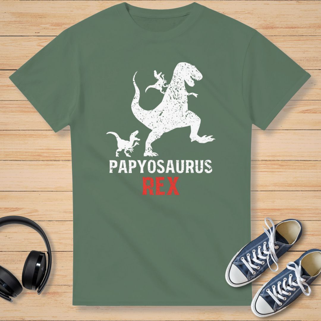 Papyosaurus T-Shirt Vert militaire