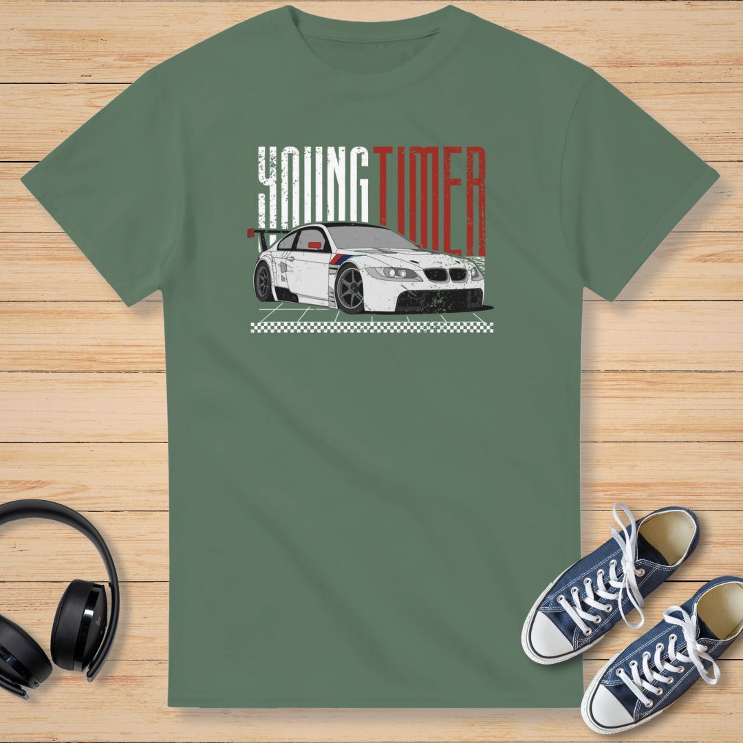 Youngtimer T-Shirt Vert militaire
