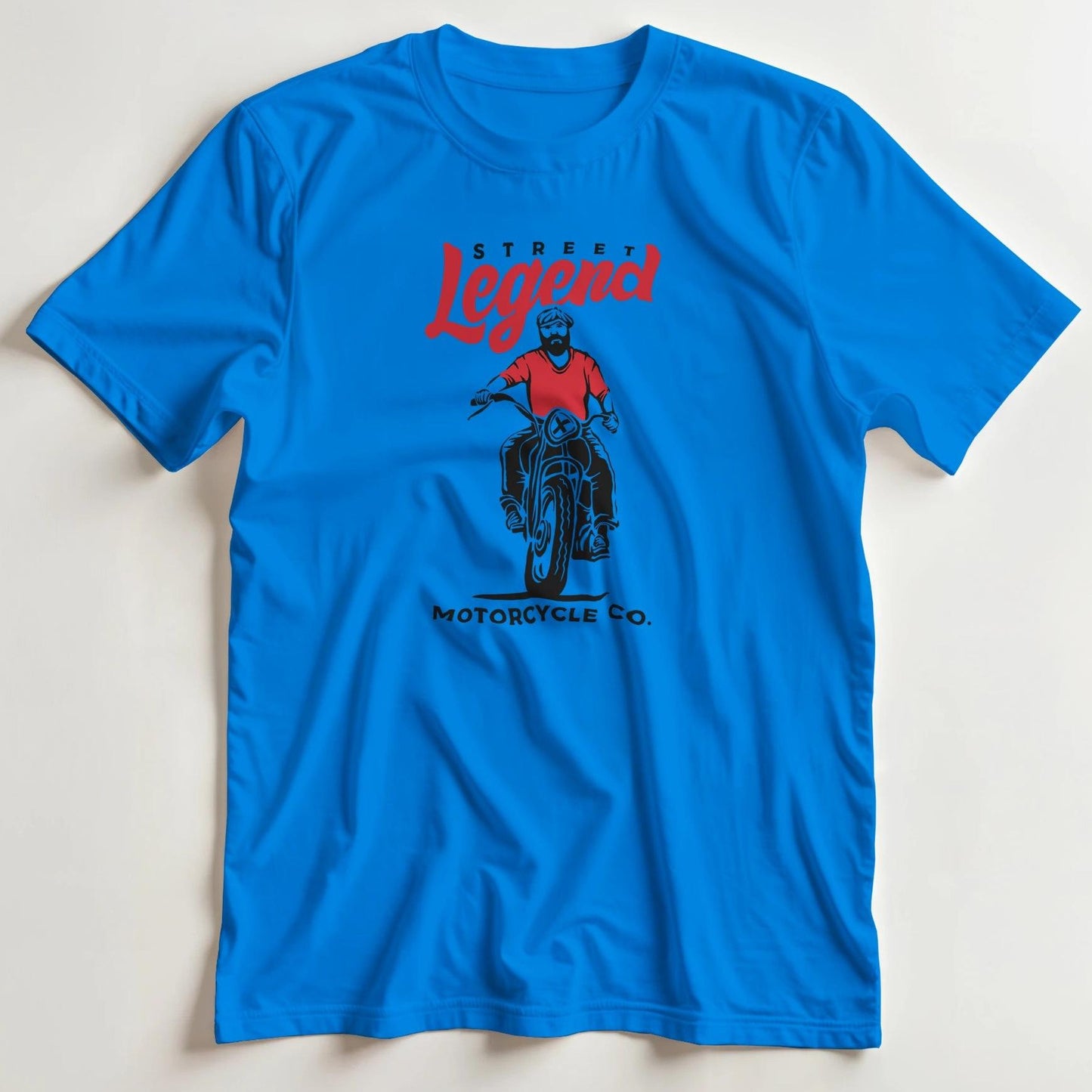 T-shirt en coupe unisexe et 100% coton en Royal 3XL imprimé avec un design Street Legend T-Shirt .