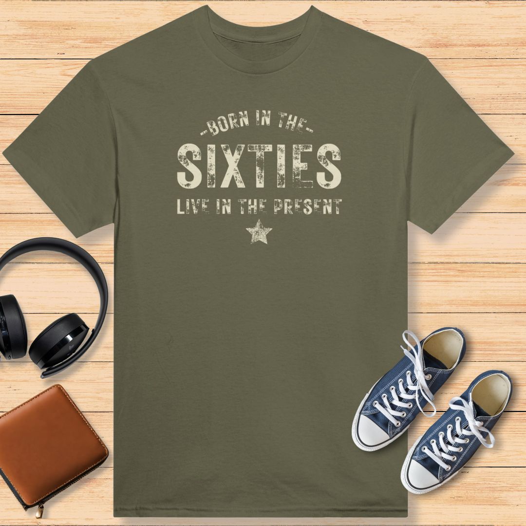 Born Sixties T-Shirt Military Green