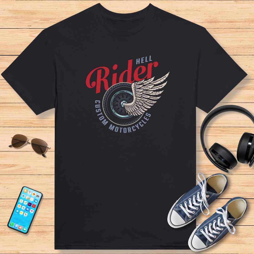 Hell Rider Custom T-Shirt Black