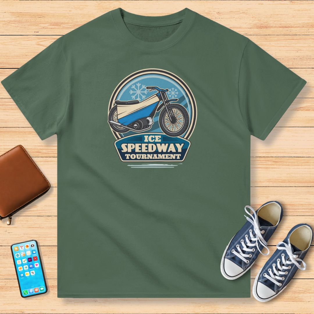 Ice Speedway T-Shirt Mil. Green