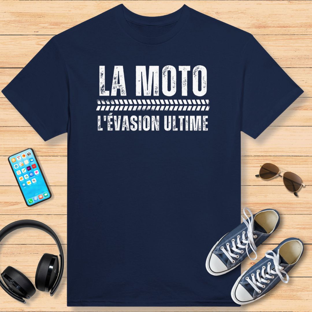 La Moto L'Évasion Ultime T-Shirt Navy