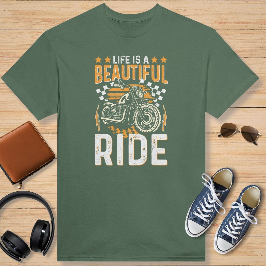 Beautiful Ride T-Shirt Military Green