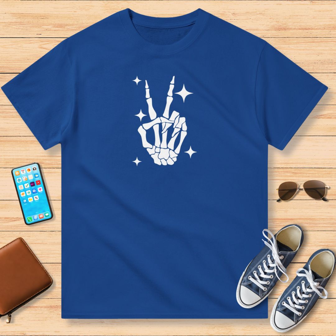 Main Squelette T-Shirt Royal Blue