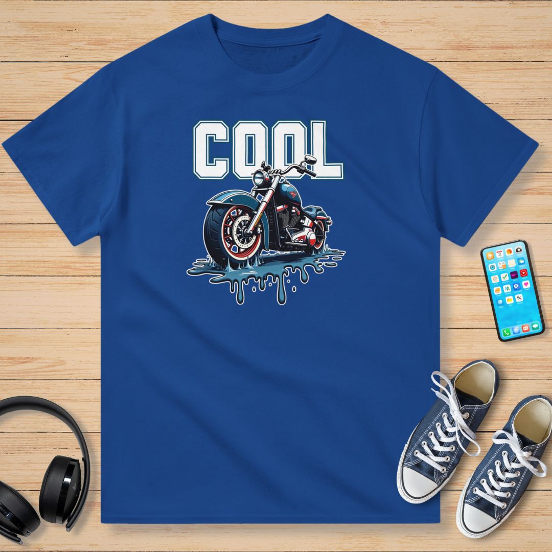 Moto Cool T-Shirt Royal Blue