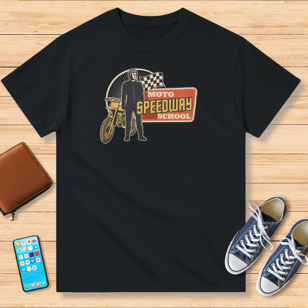 Speedway School T-Shirt Black