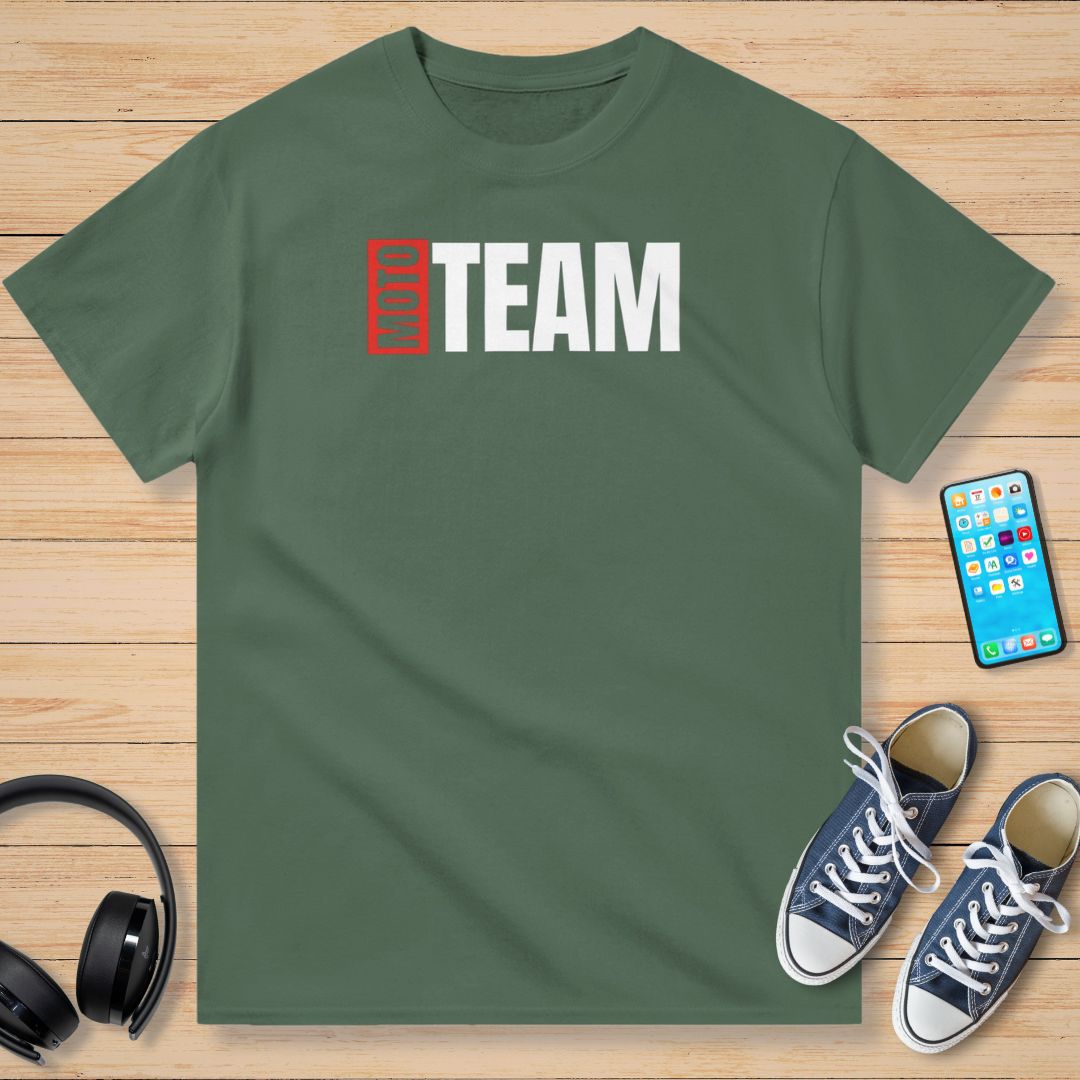 Moto Team T-Shirt Mil. Green