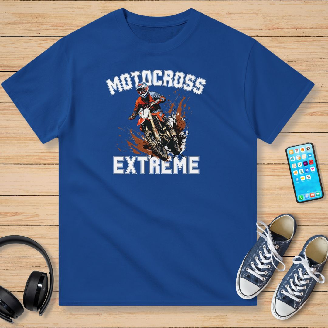 Motocross Extreme T-Shirt Royal Blue