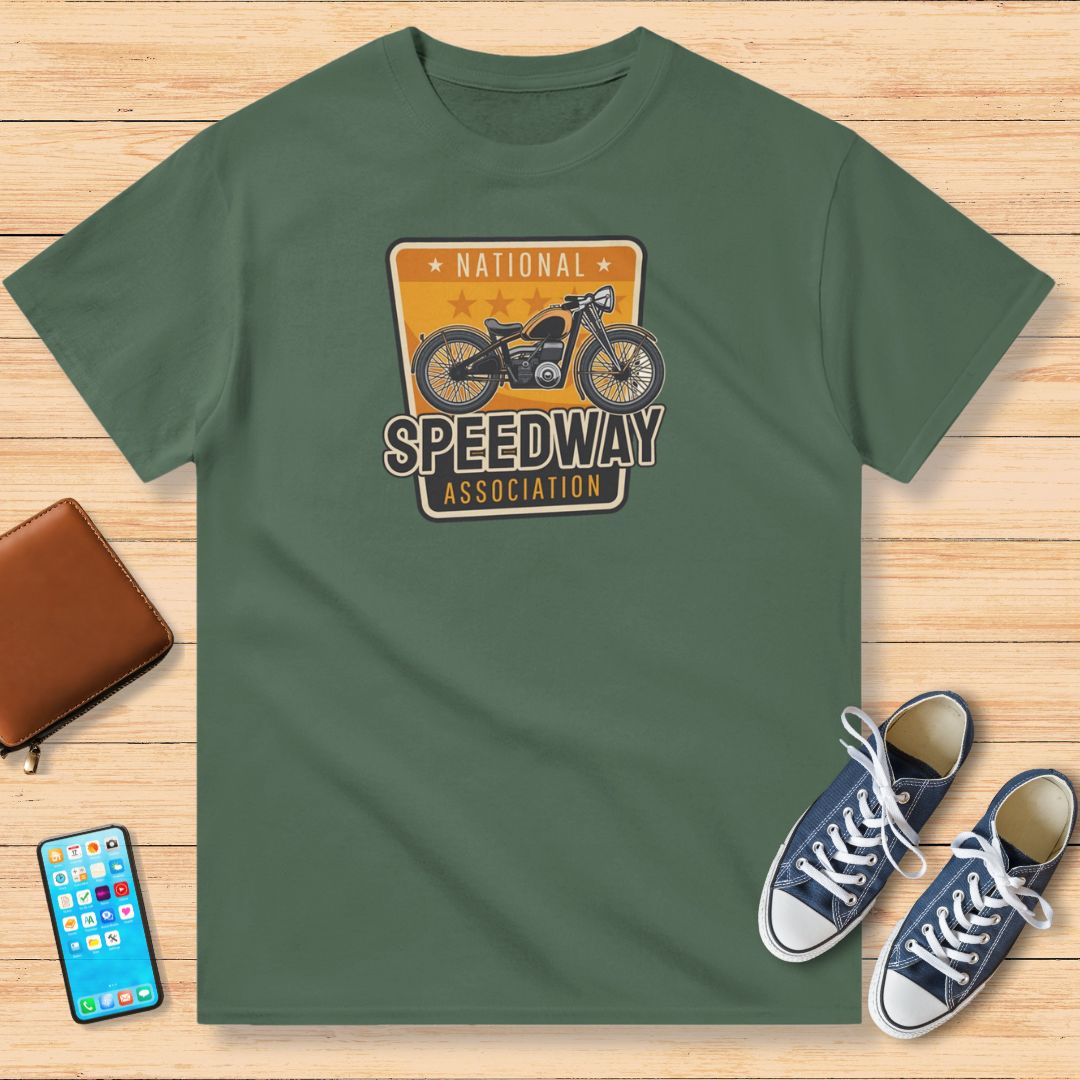 Speedway Association T-Shirt Mil. Green