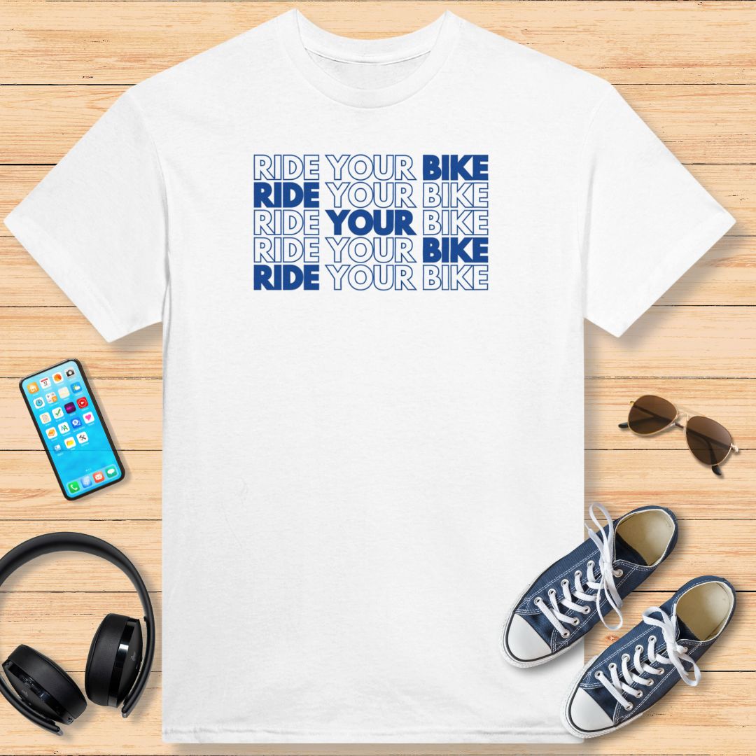 Ride Your Bike T-Shirt White