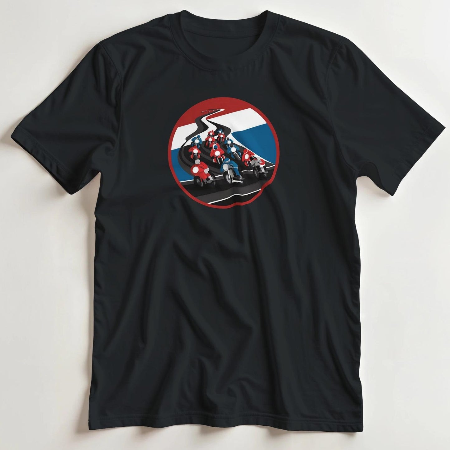 T-shirt en coupe unisexe et 100% coton en Noir 3XL imprimé avec un design Race 1930s T-Shirt .