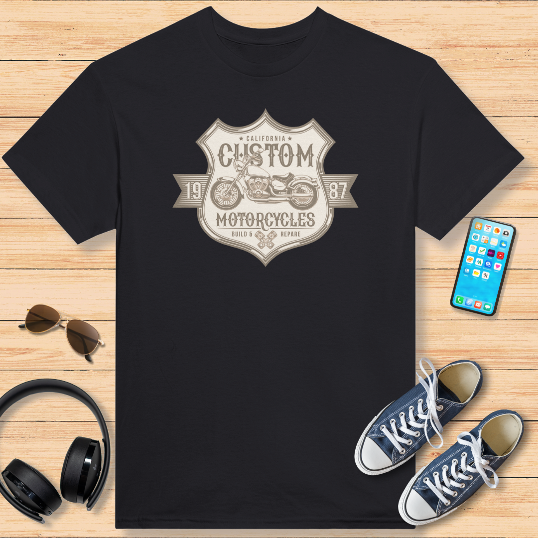 Custom Motorcycles 1987 T-Shirt