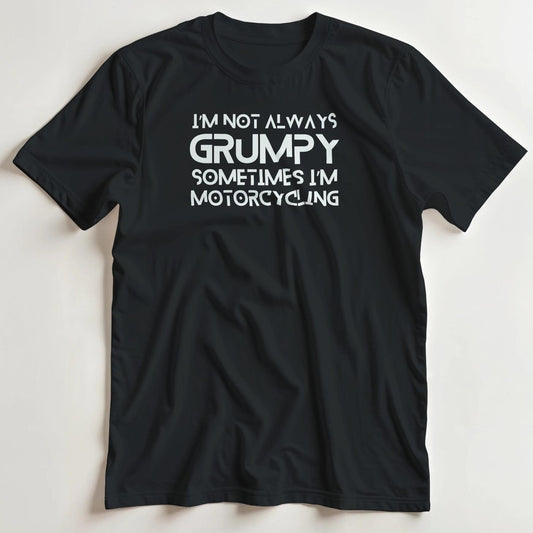 T-shirt en coupe unisexe et 100% coton en Noir S imprimé avec un design Grumpy T-Shirt .