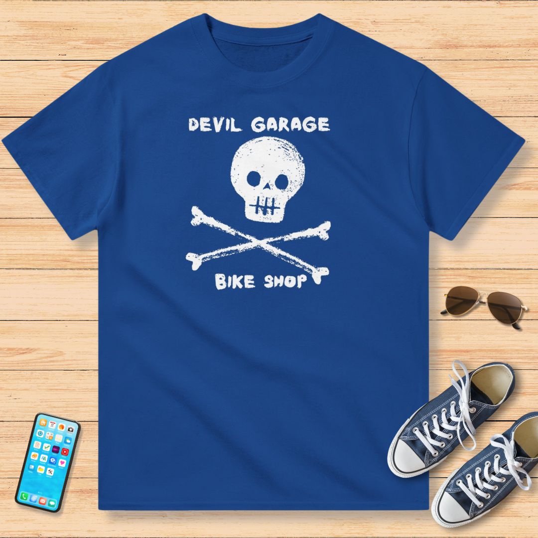 Devil Garage Skull and Crossbones T-Shirt