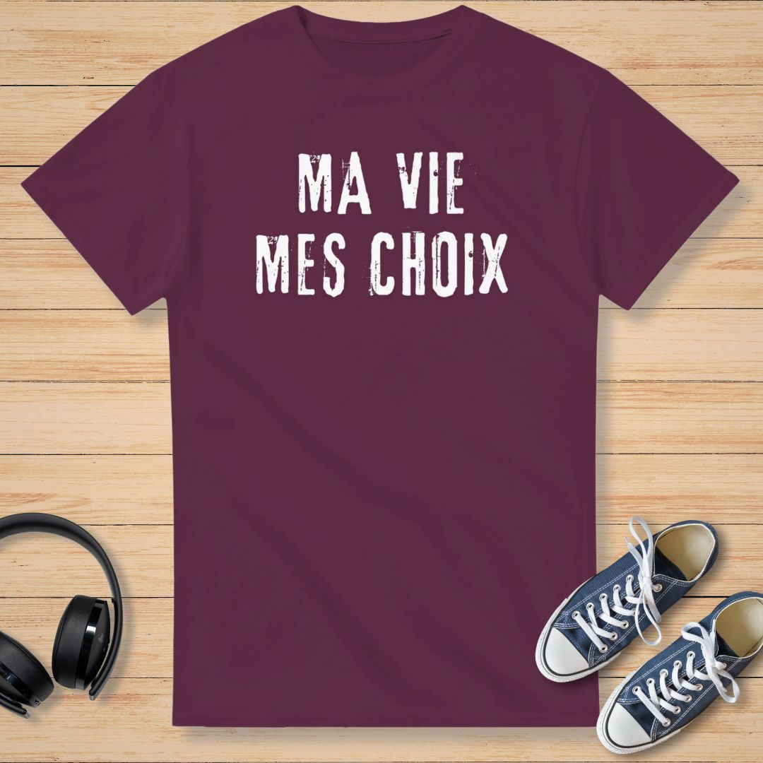 Ma Vie T-Shirt Bordeaux