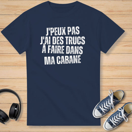 J'Peux Pas Cabane T-Shirt Marine