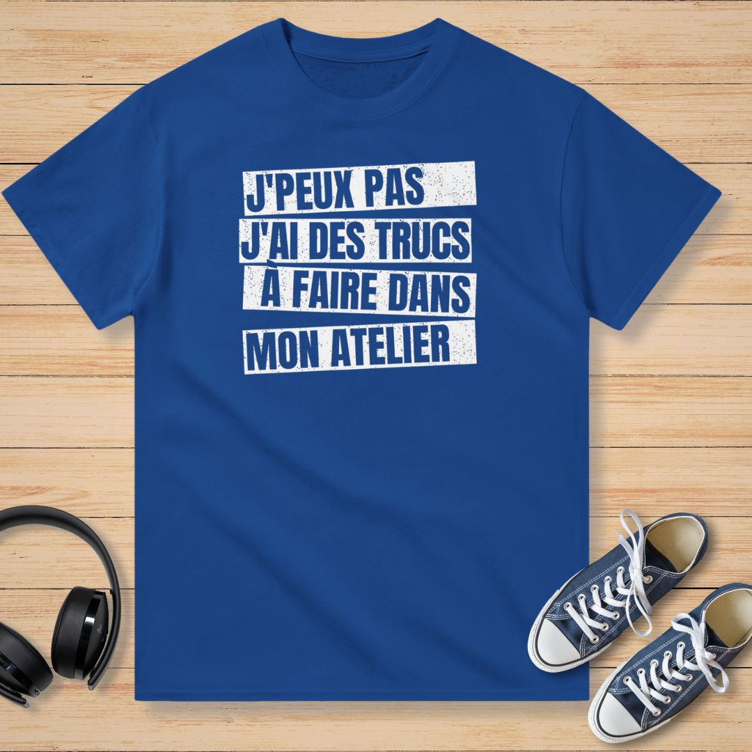 J'Peux Pas Atelier Bloc T-Shirt Royal