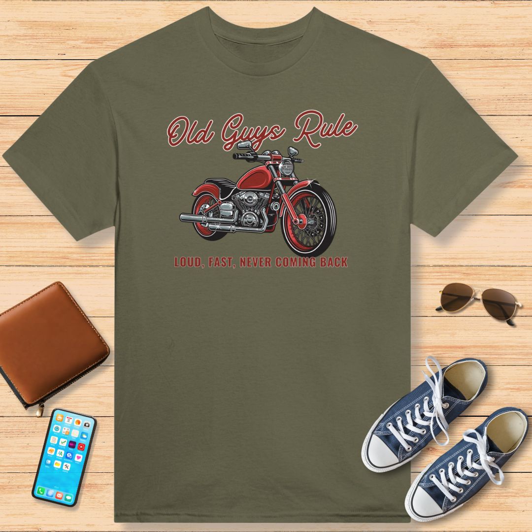 Old Guys Rule - Motorcycle Biker Gift