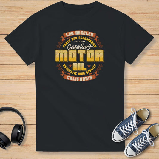 LA Motor Oil T-Shirt Black