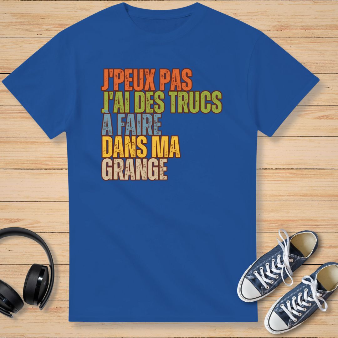 J'Peux Pas Grange T-Shirt Royal