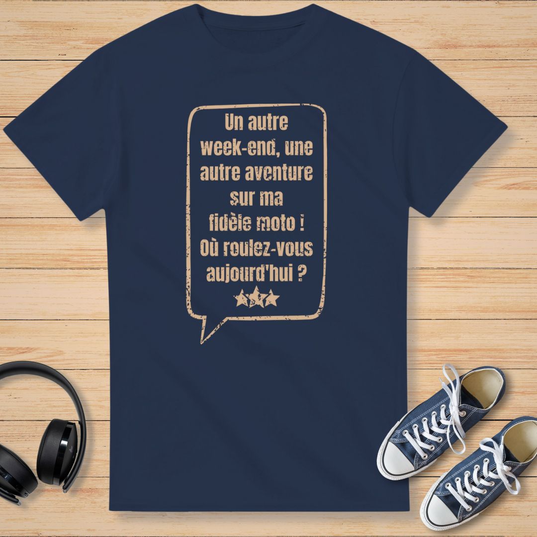 Un Autre Week-End T-Shirt Marine