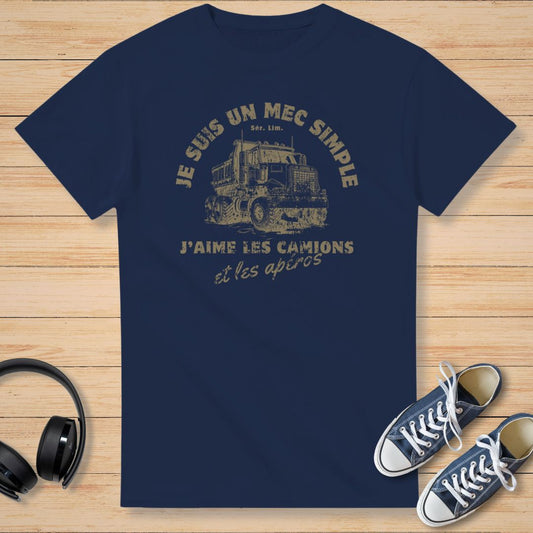Les Camions T-Shirt Marine