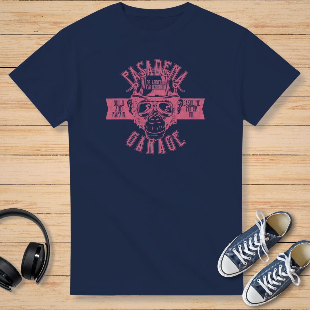 Pasadena Garage T-Shirt Navy