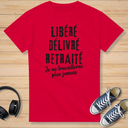 Libéré N T-Shirt Rouge