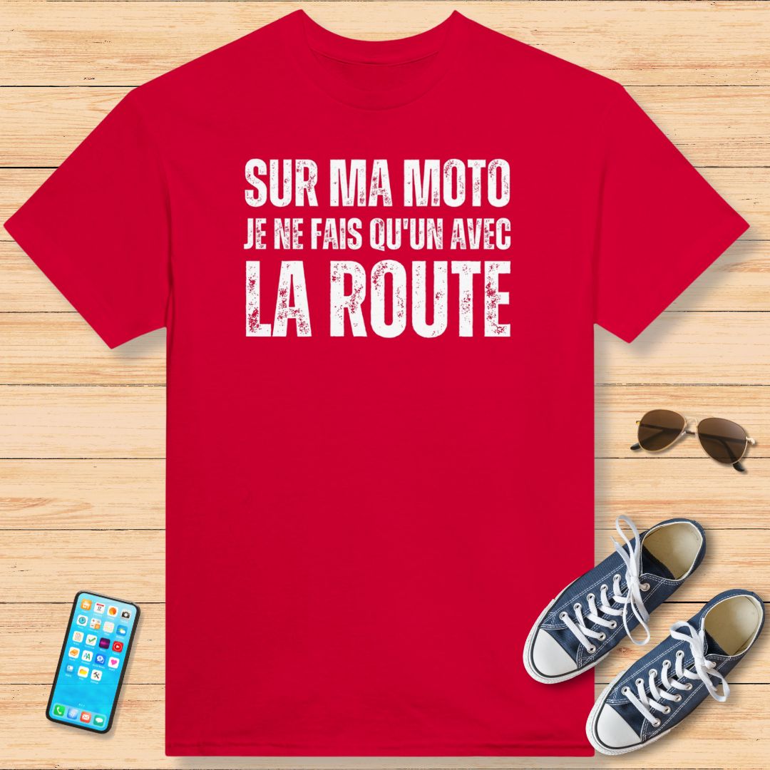 On My Motorcycle The Road T-Shirt